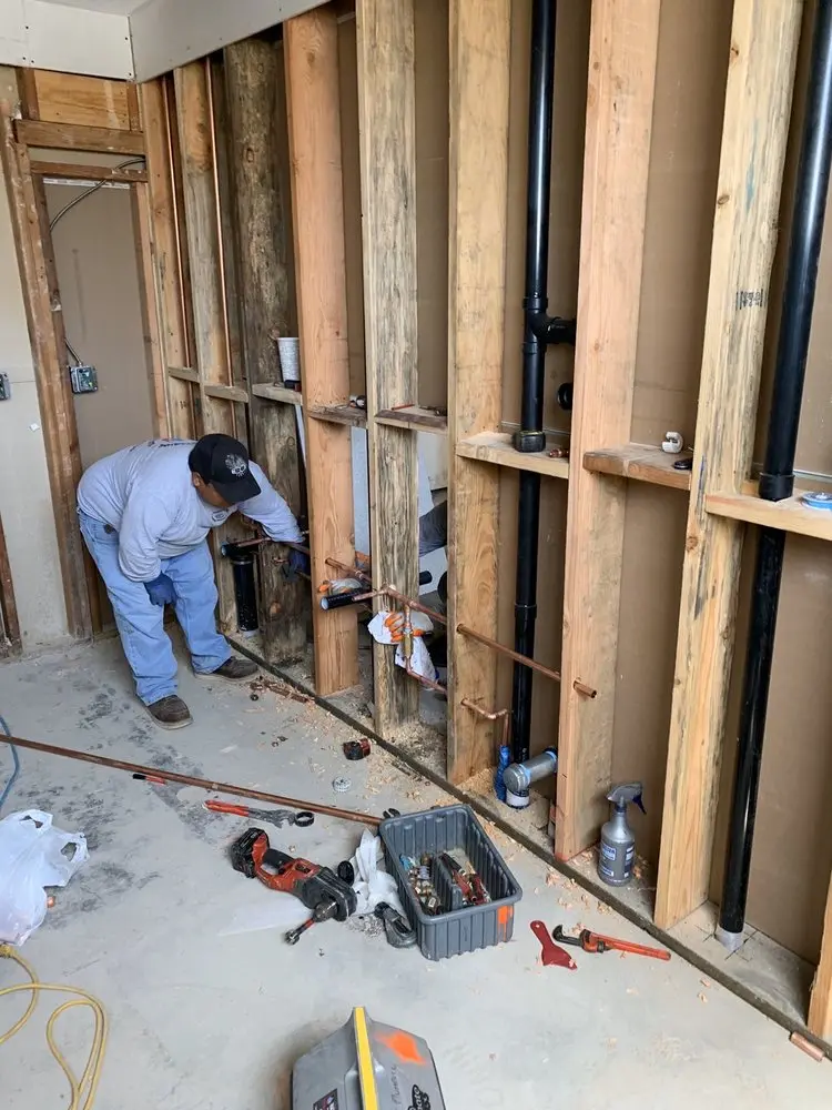 Commercial rough-in plumbing for Gas Line Repair in Aurora Woods